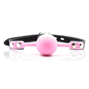 БДСМ кляп Knebel-Ball Gag + Block (rosa) sexstyle