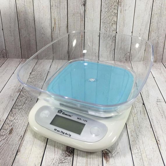 Ваги кухонні електронні до 7 кг ACS 125 / Настільні ваги з чашею для кухні | Зображення 5