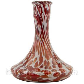 >Колба для кальяна 2x2 Craft бело-красная 2