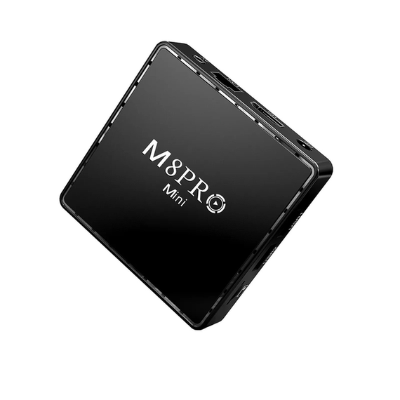 Ігрова андроїд ТВ приставка з Android TV + 2 джойстики M8PRO Mini ретро консоль PS1, Dendy, Sega | Зображення 2