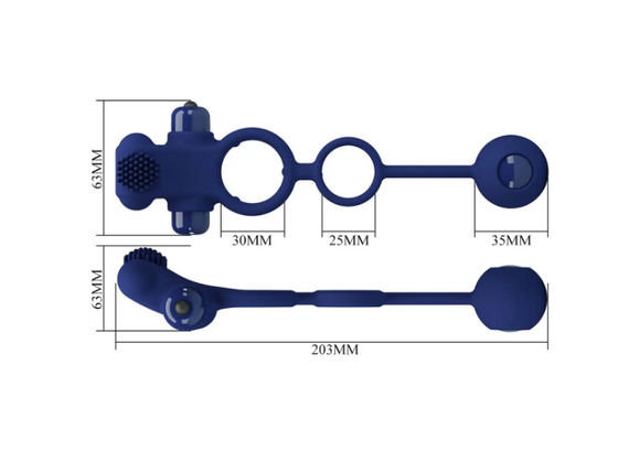 Эрекционное кольцо Pretty Love - Powerful ring, 10 vibration functions sexstyle | Зображення 17