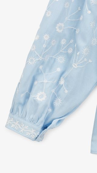 Блуза з принтом жіноча GENUA G01104-0003 3XL Блакитно-білий shop (2000999448959) | Зображення 2