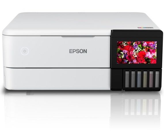 БФП Epson ink color A4 EcoTank L8160 32_32 ppm Duplex USB Ethernet Wi-Fi 6 inks Black Pigment (C11CJ20404) | Зображення 1