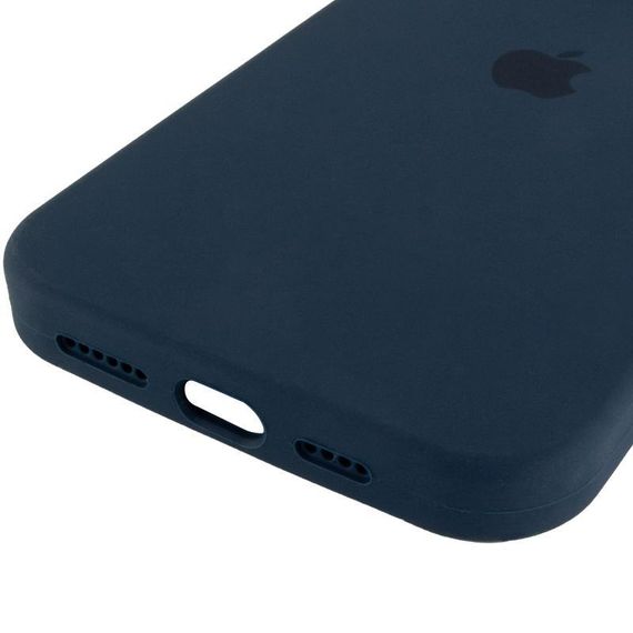 Чехол Silicone Case Full Protective (AA) для Apple iPhone 14 Pro (6.1") Синий / Deep navy | Зображення 4