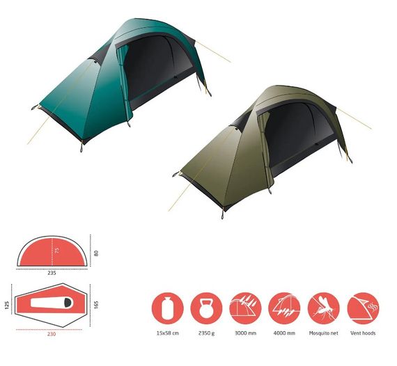 Намет Grand Canyon Apex 1 Capulet Olive (330001) (DAS301587) | Зображення 1