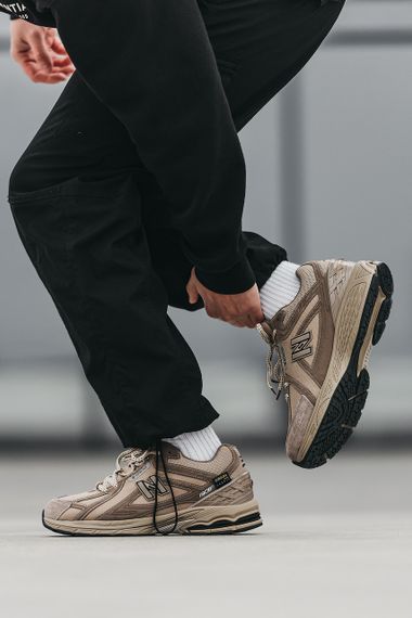 Чоловічі зимові кросівки  New 1906R Beige Brown Fur , В'єтнам 1186 46 | Зображення 5