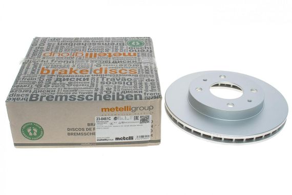 Диск тормозной передний Mitsubishi Carisma 95-06 Galant 92-03 Volvo V40 95-00 256x24  вент.  23-0461C | Зображення 4