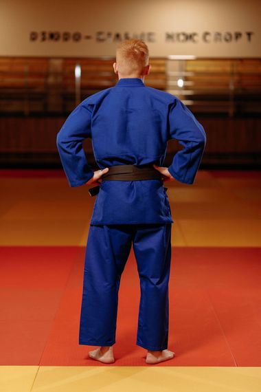 Кімоно для дзюдо синє, TM "Kintayo" Yuko, 170 зріст, щільність 450 гр/м.кв. | Зображення 5