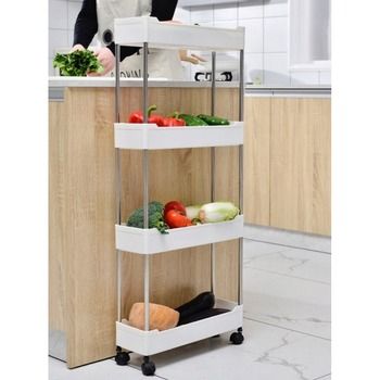 Чотириярусний стелаж на коліщатках з мобільним дизайном XPRO XYX-2021 (47498-XYX-2021_306) | Зображення 4