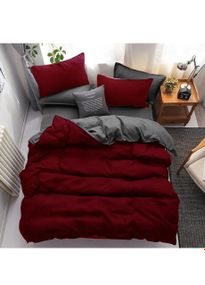 Постільна білизна EVA Miss Royal Ranforce 160 х 220 см. Bordo