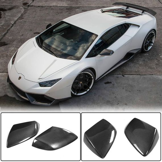Карбоновые Накладки на Зеркала для Lamborghini Huracan 2014- гг