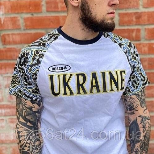 Футболка Bosco Sport Украина Белая Оригинал 2022 | Зображення 3