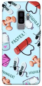Чохол IBANAN Faster! Higher! Stronger! для Samsung Galaxy S9+