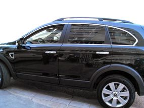 Верхня окантовка вікон (6 шт, нерж) для Chevrolet Captiva 2006-2019рр