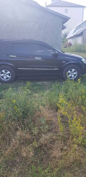 Бокові пороги Allmond Black (2 шт., Алюміній) для SsangYong Kyron 2008-2024 рр | Зображення 2