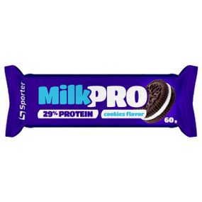 Батончик протеїновий Sporter Protein Bar Milk Pro Cookies Flavor 60 г