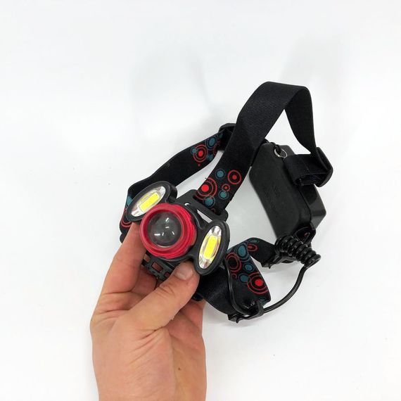 Потужний ліхтар на голову, Компактний налобний ліхтар для рятувальників на голову KM-58 | Зображення 7