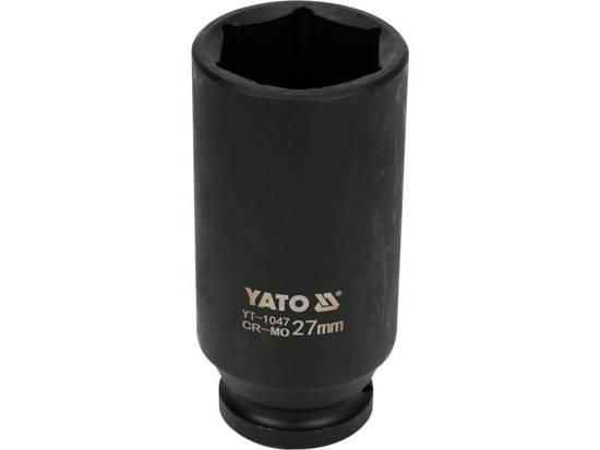 Головка ударна довга 1/2" М27х78 мм Польща YATO YT-1047