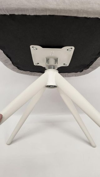 Поворотне крісло R-165 з автоповоротом | 360°, оббивка тканини шеніл із твідом колір прованс | Зображення 4