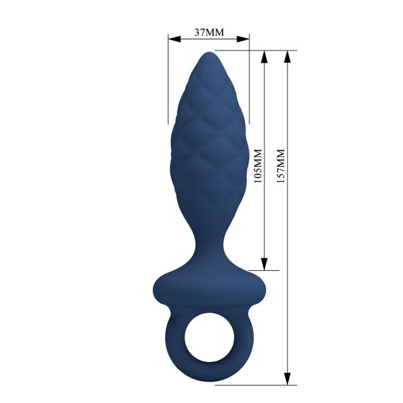 Анальна пробка MR. PLAY Butt Plug with Loop – Size L | Зображення 5