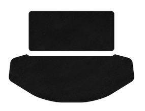 Килимок багажника текстильний Premium (спинка сидіння-2025багажник, 7-ми місний, Чорний) для Mazda CX-9 2017- рр