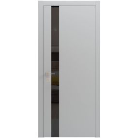 Двері міжкімнатні Rodos LOFT Berta V1 RAL 9001