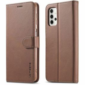 Чохол книжка iMeeke для Samsung Galaxy A23 колір Темно-Коричневий