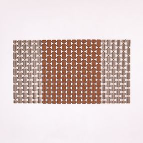 Килимок для ванної туалету душу із полівінілхлориду на присосках 73×40 см HP-42-7BR