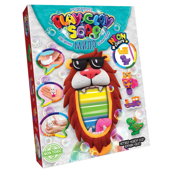 Набор креативного творчества "Пластилиновое мыло" Play Clay Soap PCS-03 средний Лев