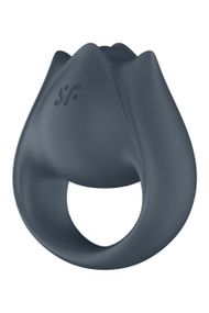 Вибратор для пар Satisfyer Perfect Pair 2 с кольцом для пальцем, серый sexstyle