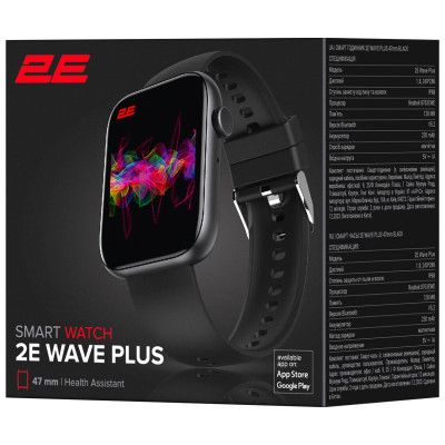 Смарт-годинник 2E Wave Plus 47 mm Black (2E-CWW12BK) | Зображення 8