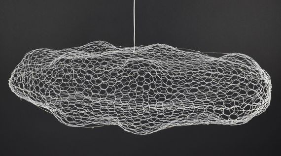 Люстра світлодіодна підвісна LED світильник для квартири на стелю лед 27660 Хром 25-200х50х120 см. | Зображення 1