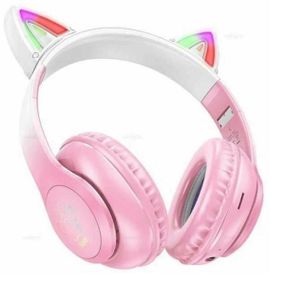 Беспроводные наушники HOCO W42 Cat ears BT headphones Cherry Blossom