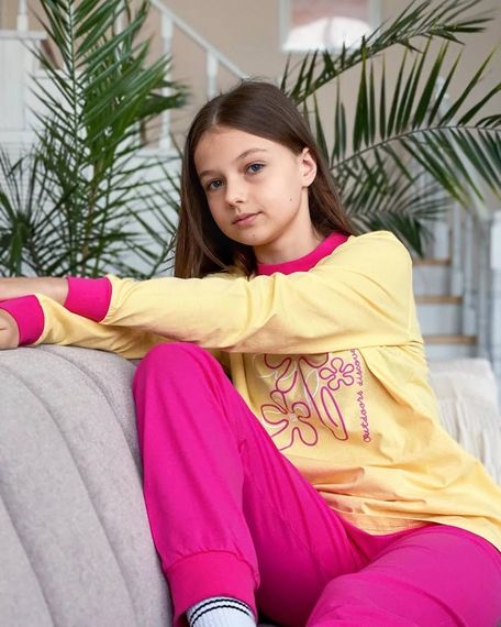 Піжама для дівчинки (підліткова) Носи своє 134 Жовтий (p-12059-133797) | Зображення 8