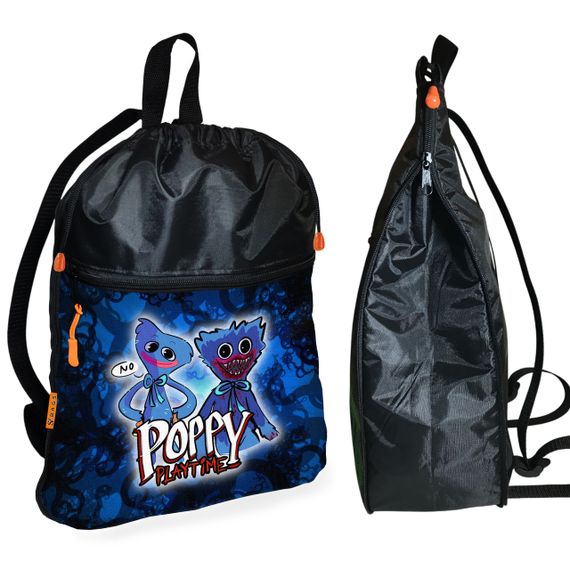Рюкзак-мешок для обуви,спортивной формы Хагги Вагги Poppy Playtime детская сумка для сменки (01360)