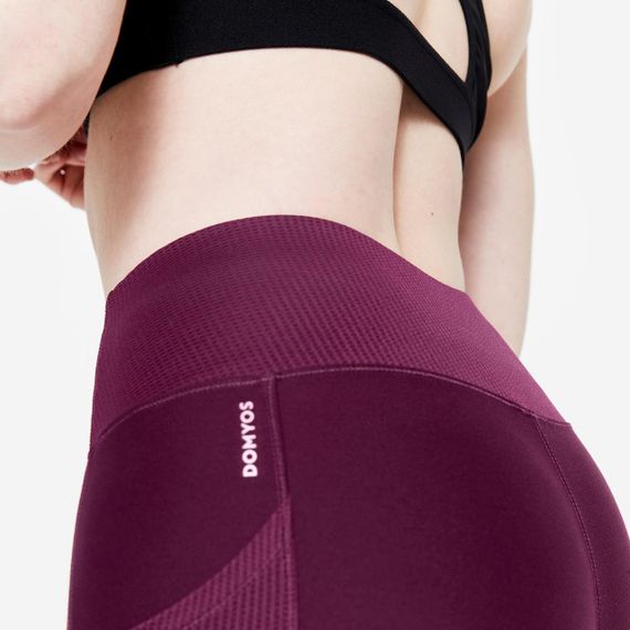 Легінси жіночі для фітнесу з кишенею сливові - 2XL / W39 L31 | Зображення 5