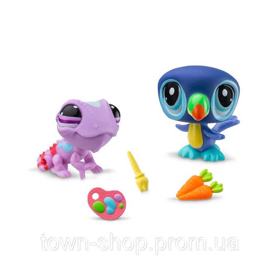 Игровой набор "Друзья по искусству" Littlest Pet Shop 00507 аксессуары и 2 фигурки | Зображення 1