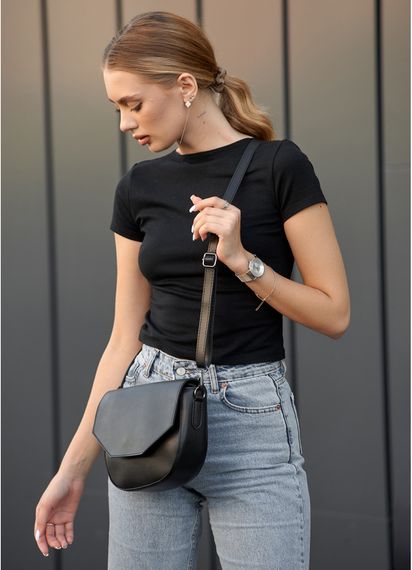 Сумка жіноча Sambag Leoma WITH Чорна 27 х 8 х 18 см (53050001) | Зображення 5
