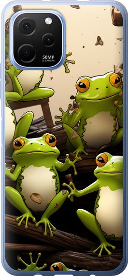 Чехол на Huawei Nova Y61 Жабки "5656u-2983-17620"