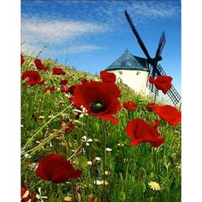 Алмазна мозаїка "Млин" HEG86061, 30х40 см