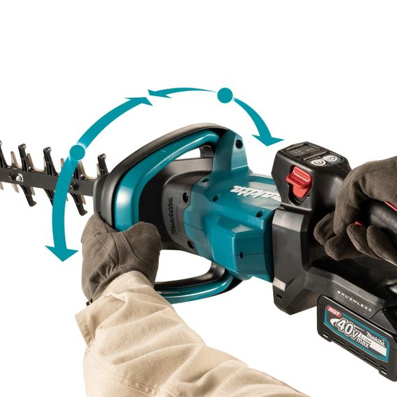 Ножиці для живоплоту акумуляторні Makita UH006GZ (600 мм, 25 мм, BL, XGT 40 В, без акумуляторів та зарядного пристрою) | Зображення 7