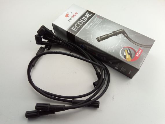 Дроти запалювання ВАЗ 2108, JANMOR (E17) н/силікон (чорні) (2108-3707080)