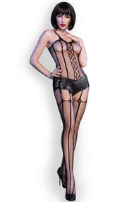 Бодистокинг Chilirose BODYSTOCKING 4476 & hotpants Черный L