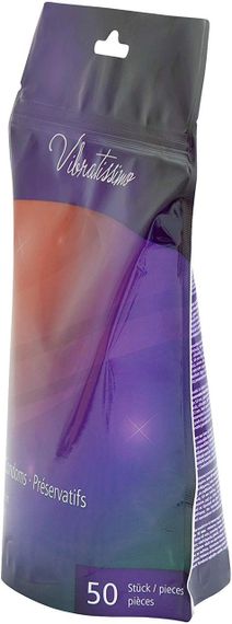 Презервативи - Vibratissimo Mix, 50 шт. Sex Aura | Зображення 1