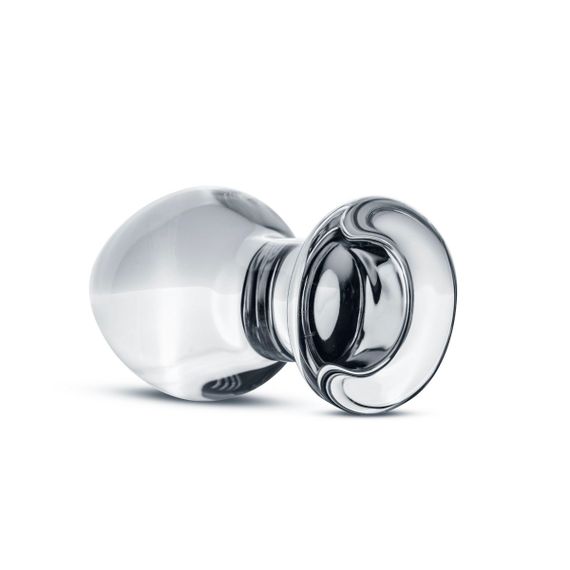 Стеклянная анальная пробка Gildo Glass Buttplug No. 26, Прозрачный | Зображення 1