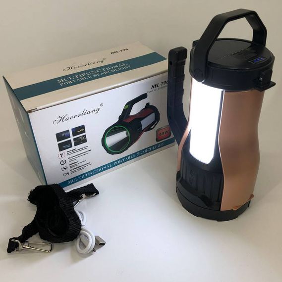 Акумуляторний ліхтар кемпінговий T96-LED-COB, Кемпінговий світильник, Акумуляторна лампа GC-336 для кемпінгу | Зображення 5