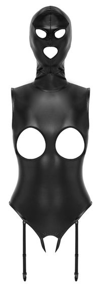 Боді з маскою - 2480484 Bad Kitty Body & Mask, black L | Зображення 5