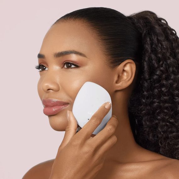 Ультразвуковая маска тепло и холод GESKE Sonic Warm&Cool Mask 9в1 white, Бежевый | Зображення 3