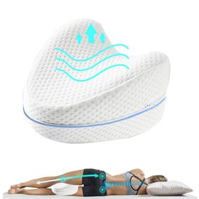 Ортопедична подушка для ніг Contour Leg Pillow гіпоалергенна подушка з пам'яттю