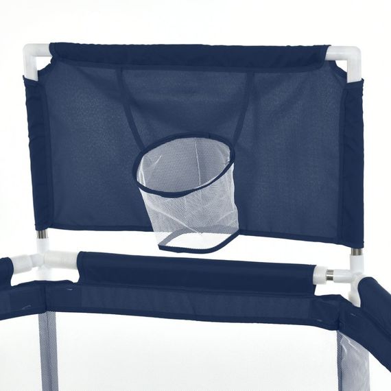 Дитяче ліжко-манеж MR 1340-BL, ширина з ніжками 132 см | Зображення 3